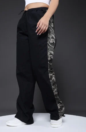 Parachute Pants For Women - Black